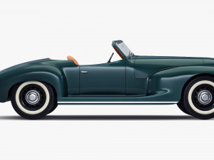 Generic Cabriolet Retro Car M 2 3D Модель