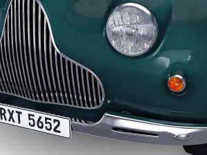 Generic Cabriolet Retro Car M 2 3D Model