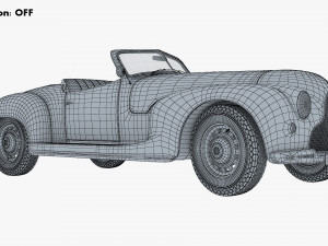 Generic Cabriolet Retro Car M 2 3D Модель