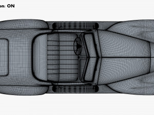 Generic Cabriolet Retro Car M 2 3D Модель