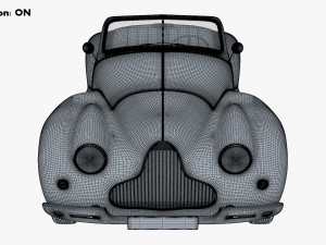 Generic Cabriolet Retro Car M 2 3D Модель