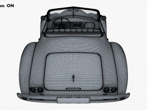 Generic Cabriolet Retro Car M 2 3D Модель