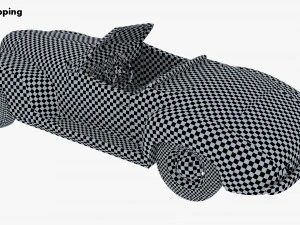 Generic Cabriolet Retro Car M 2 3D Model