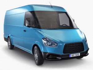 Generic Commercial Cargo Van M 1 3D-Modell