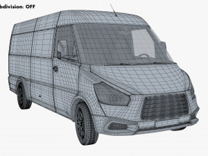 Generic Commercial Cargo Van M 1 3D-Modell