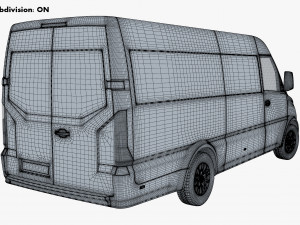 Generic Commercial Cargo Van M 1 3D-Modell