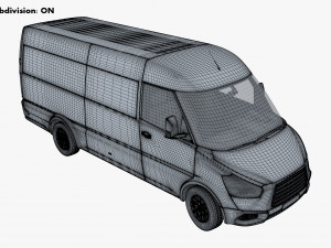 Generic Commercial Cargo Van M 1 3D-Modell