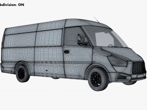 Generic Commercial Cargo Van M 1 3D Model