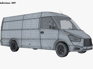 Generic Commercial Cargo Van M 1 3D-Modell
