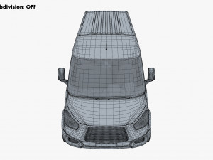 Generic Commercial Cargo Van M 1 3D-Modell