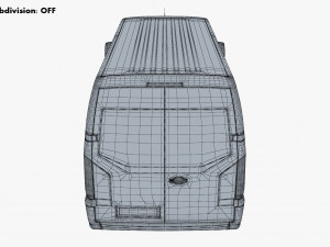 Generic Commercial Cargo Van M 1 3D-Modell