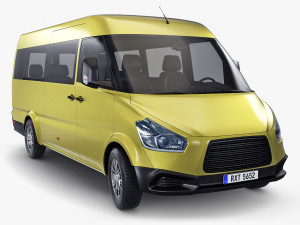 Generic Passenger Van M 1 3D Модель