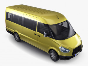 Generic Passenger Van M 1 3D Модель