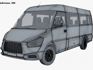 Generic Passenger Van M 1 3D Модель