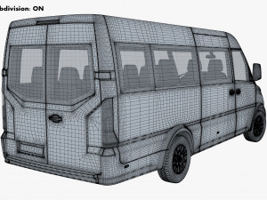 Generic Passenger Van M 1 3D Модель