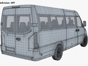 Generic Passenger Van M 1 3D Модель