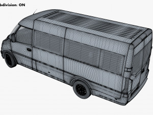 Generic Passenger Van M 1 3D Модель