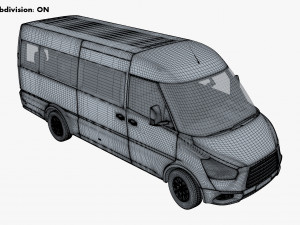 Generic Passenger Van M 1 3D Модель