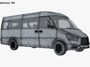 Generic Passenger Van M 1 3D Модель