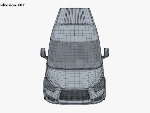 Generic Passenger Van M 1 3D Модель