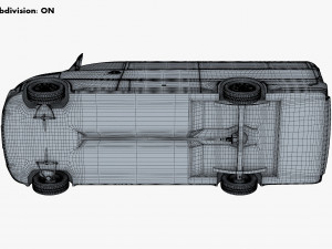Generic Passenger Van M 1 3D Модель