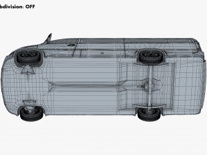 Generic Passenger Van M 1 3D Модель