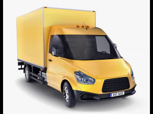 Generic Box Truck M 1 3D Model