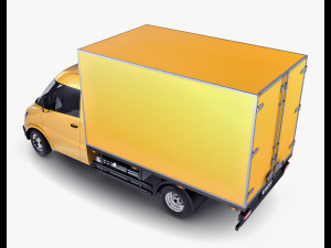 Generic Box Truck M 1 3Dモデル