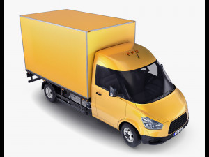 Generic Box Truck M 1 3Dモデル