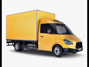 Generic Box Truck M 1 3D Model