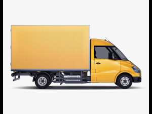 Generic Box Truck M 1 3Dモデル