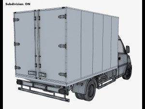 Generic Box Truck M 1 3Dモデル