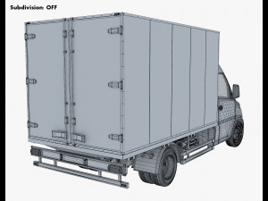 Generic Box Truck M 1 3Dモデル