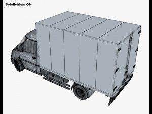 Generic Box Truck M 1 3Dモデル