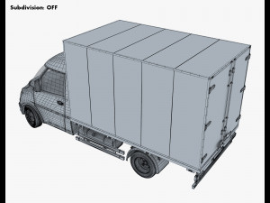 Generic Box Truck M 1 3Dモデル