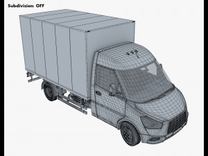 Generic Box Truck M 1 3Dモデル