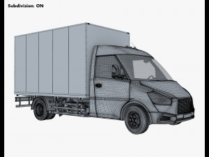 Generic Box Truck M 1 3Dモデル