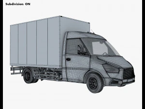 Generic Box Truck M 1 3D Model