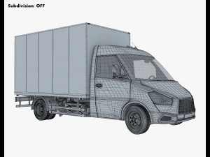 Generic Box Truck M 1 3D Model