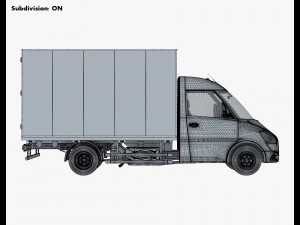 Generic Box Truck M 1 3D Model