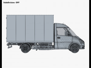 Generic Box Truck M 1 3Dモデル
