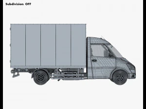 Generic Box Truck M 1 3D Model