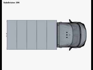 Generic Box Truck M 1 3Dモデル