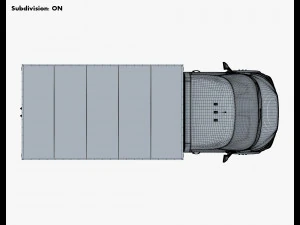 Generic Box Truck M 1 3D Model