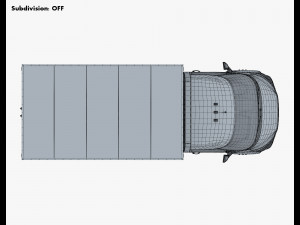 Generic Box Truck M 1 3Dモデル