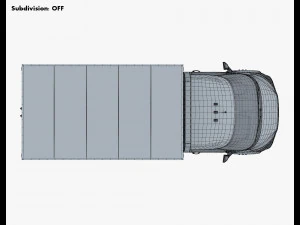 Generic Box Truck M 1 3D Model