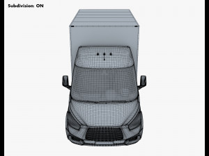 Generic Box Truck M 1 3Dモデル