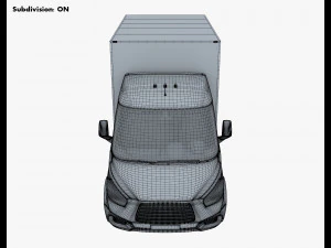 Generic Box Truck M 1 3D Model