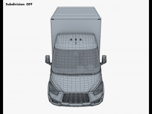 Generic Box Truck M 1 3Dモデル