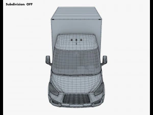 Generic Box Truck M 1 3D Model